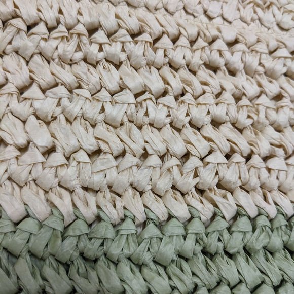 Universal Thread Beach Shoulder Bag 100% Paper Multi Color - Picture 3 of 12